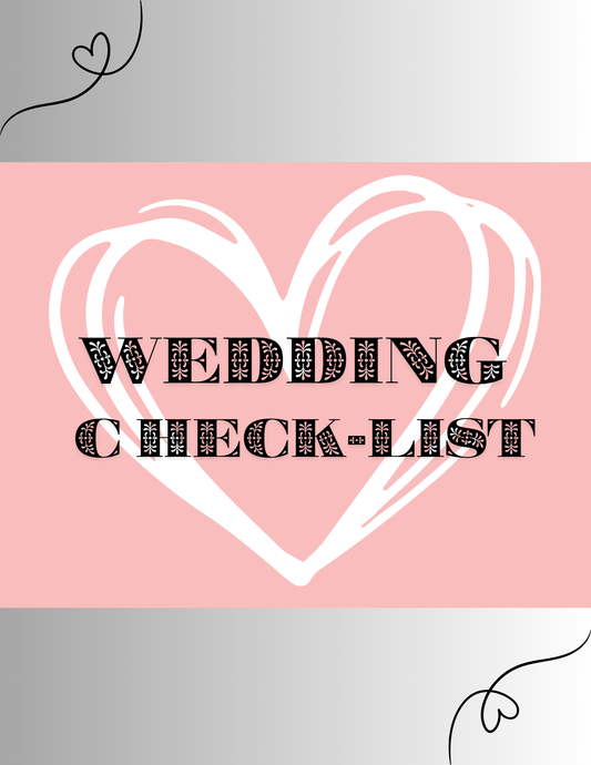 WEDDING CHECK LIST